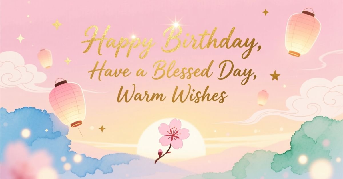 Happy Birthday Have a Blessed Day