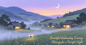 Wednesday Evening Blessings