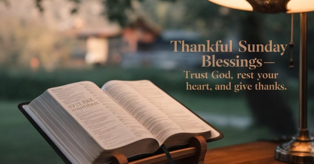 Thankful Sunday Blessings