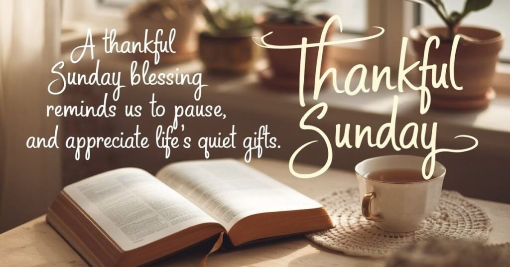 Thankful Sunday Blessings