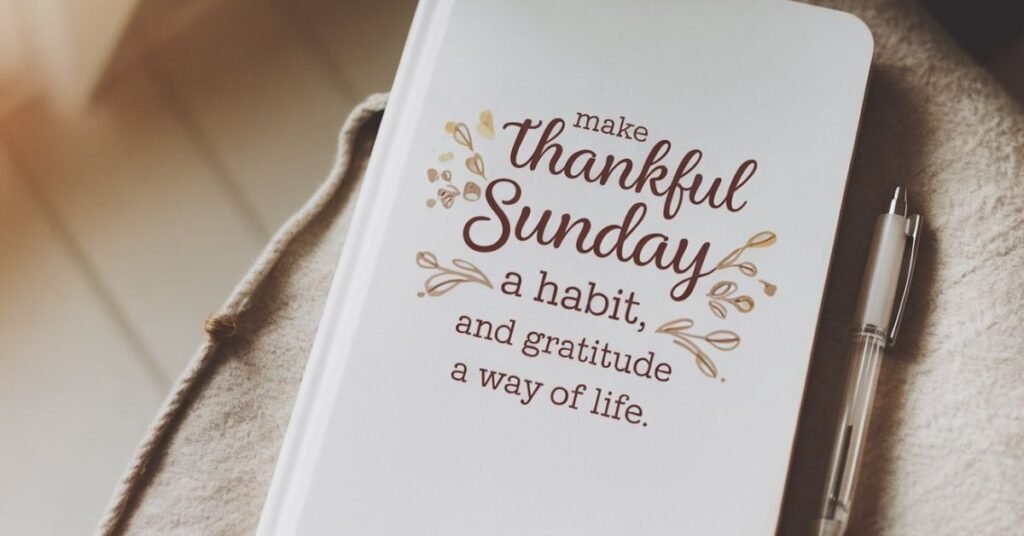 Thankful Sunday Blessings