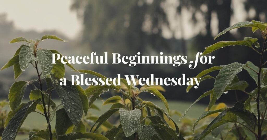 Positive Wednesday Blessing Quotes