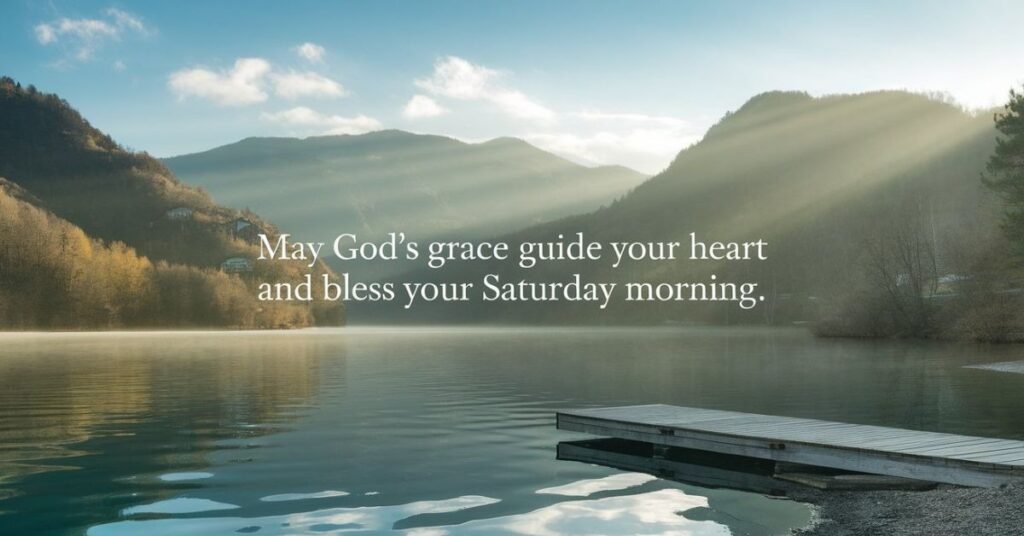 good morning happy saturday blessings and prayers
