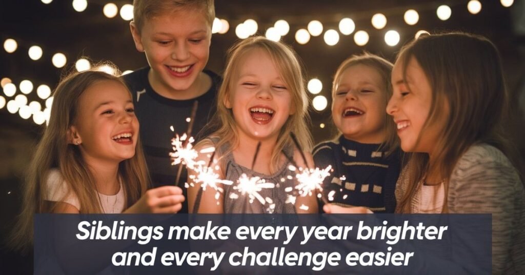 New Year Family Quotes for siblings