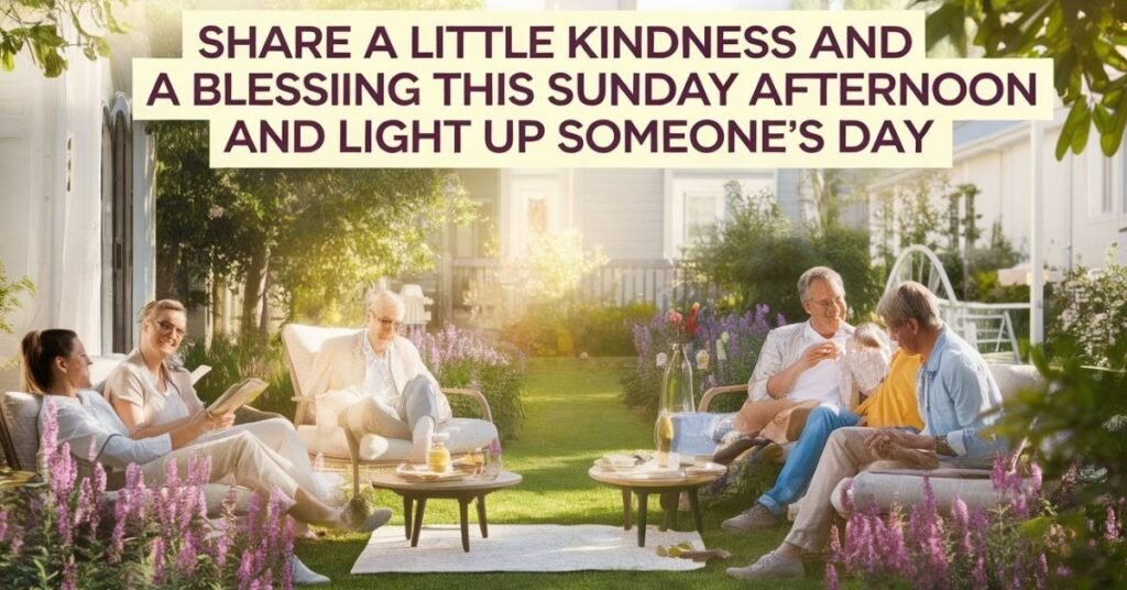 Sunday Afternoon Blessings for Friends