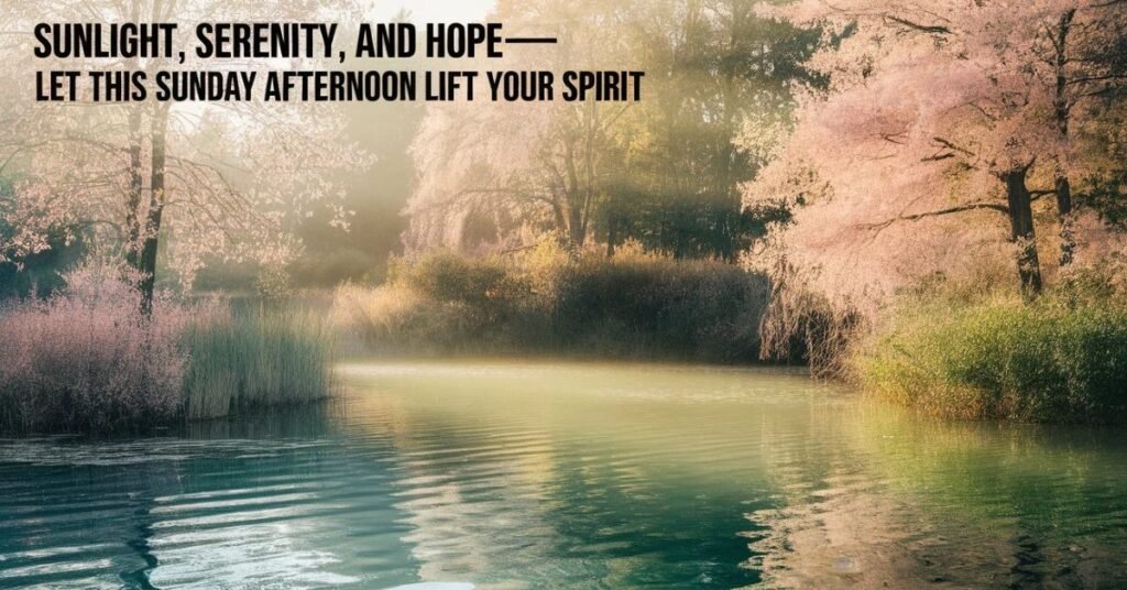 beautiful sunday afternoon blessings