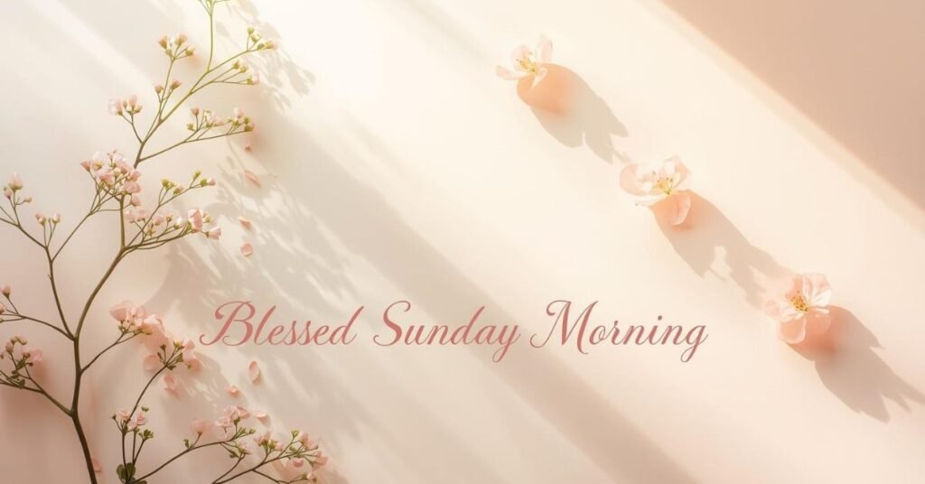Sunday Good Morning Blessings