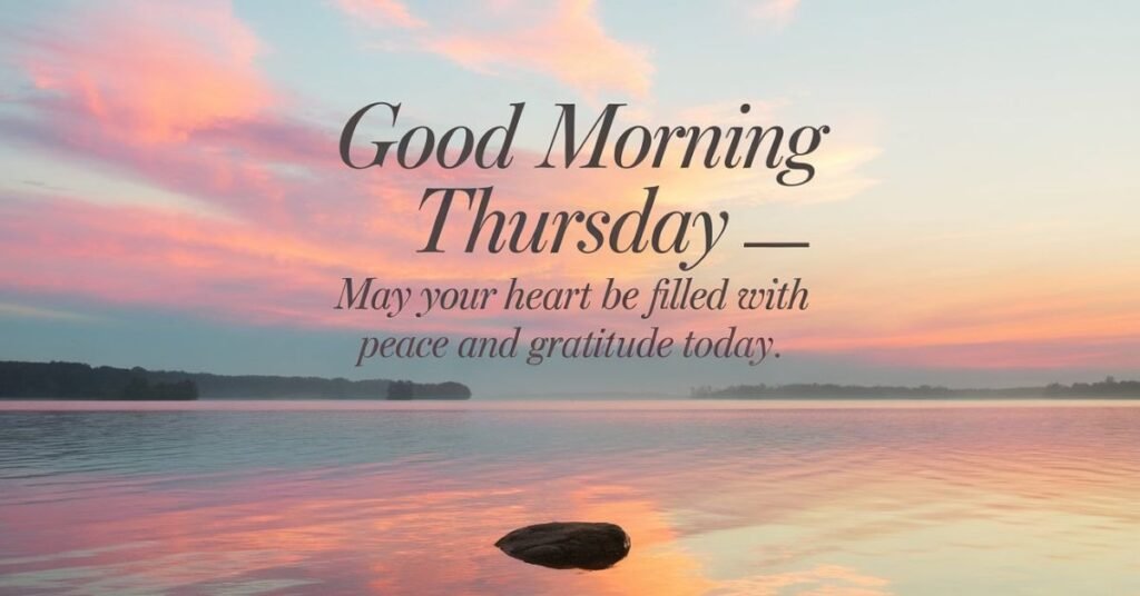 Good Morning Thursday Blessings Images and Quotes