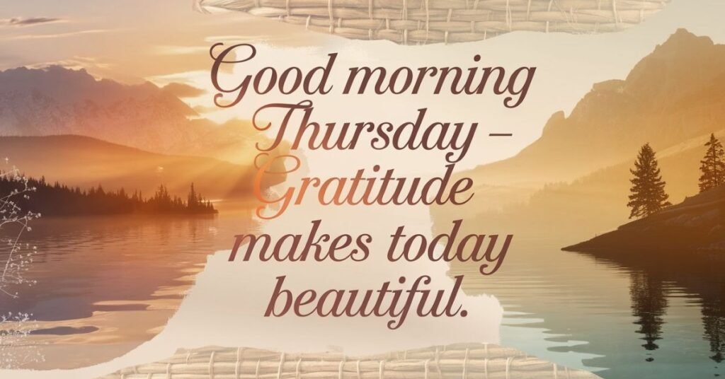 Good Morning Thursday Blessings Images and Quotes