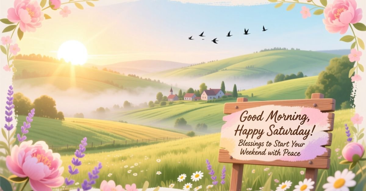 Good Morning Happy Saturday Blessings