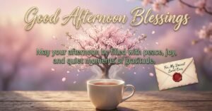 Good Afternoon Blessings Images and Quotes
