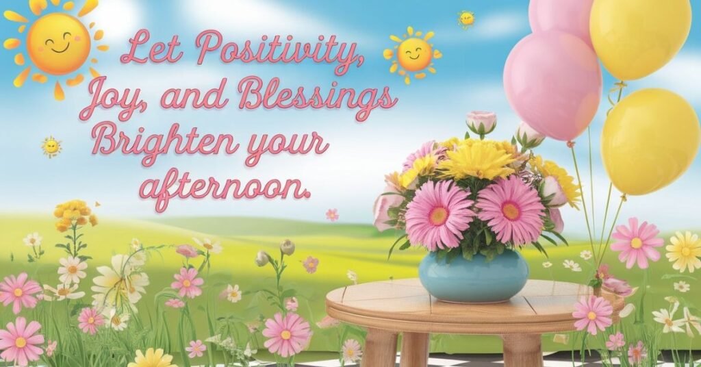Positive Good Afternoon Blessings and Quotes
