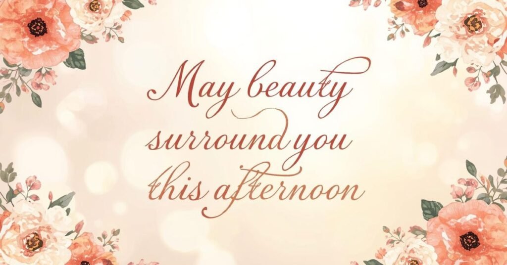 Blessed Afternoon Blessings