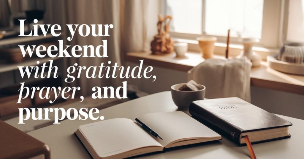 Weekend Blessings and Prayers