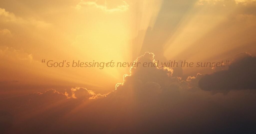 Evening Blessings Images