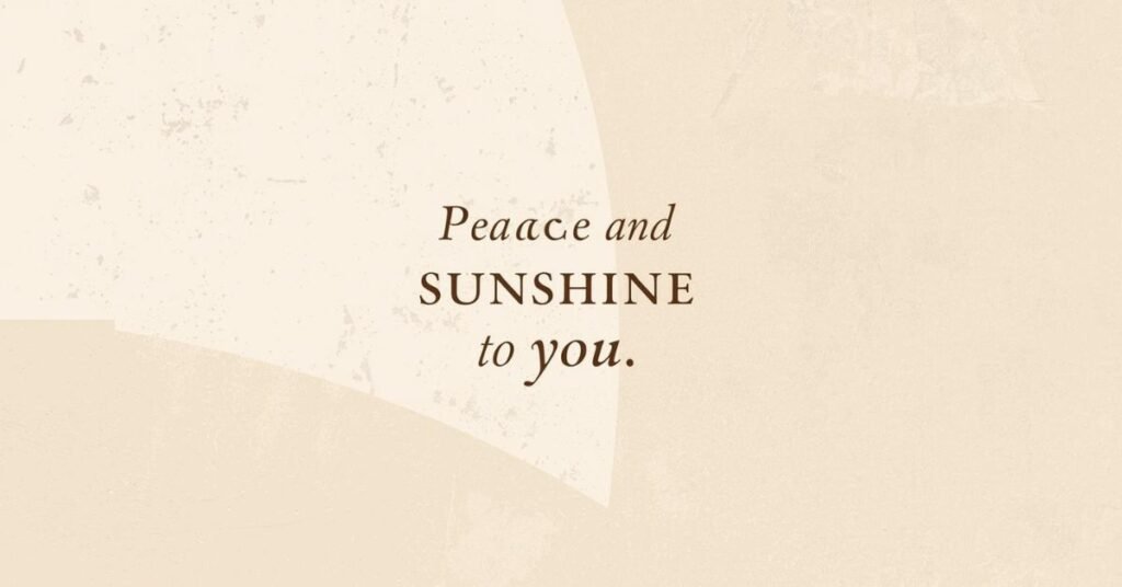 Short Blessed Afternoon Blessings