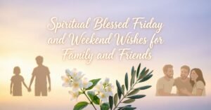 Spiritual Blessed Friday and Weekend Wishes