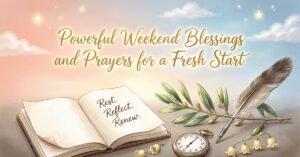 Powerful Weekend Blessings and Prayers