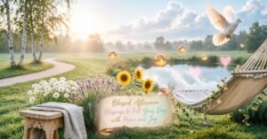 Blessed Afternoon Blessings to Fill Your Day