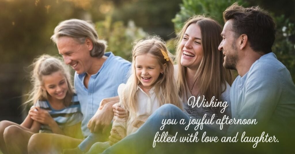 Beautiful Bless Afternoon Messages for family
