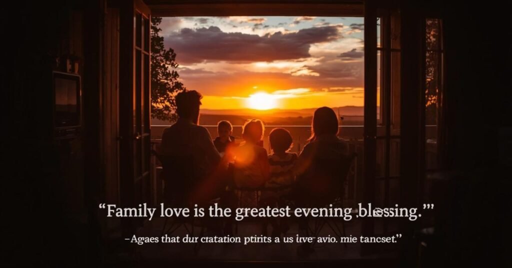 Evening Blessings Images for family