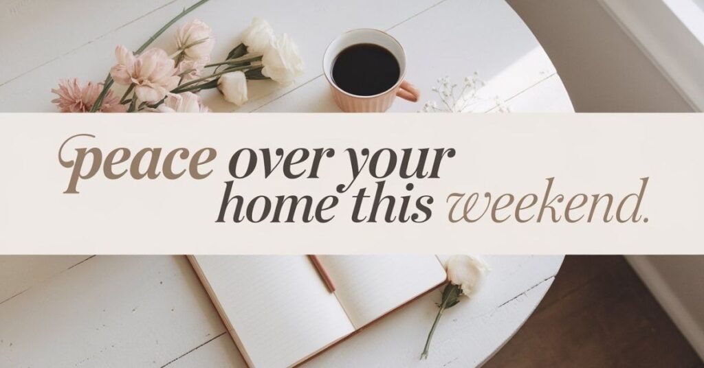 Short Weekend Blessings and Prayers