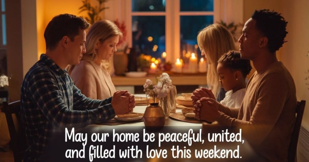 Weekend Blessings and Prayers for family