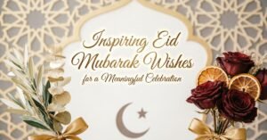 Inspiring Eid Mubarak Wishes