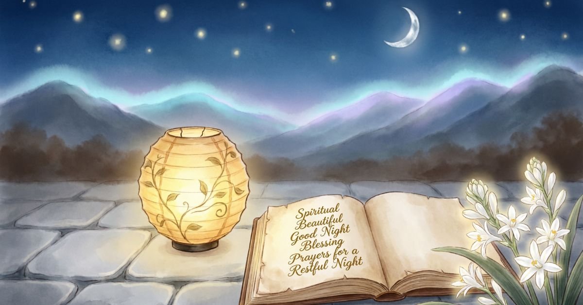 Spiritual Beautiful Good Night Blessing