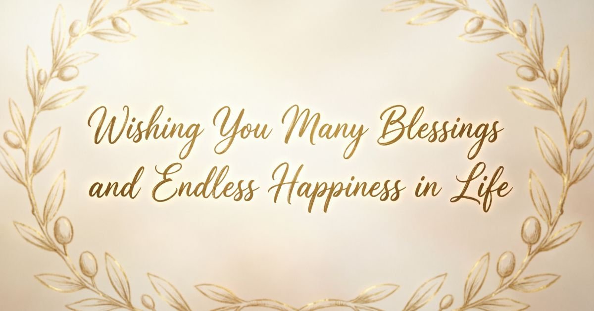 Wishing You Many Blessings