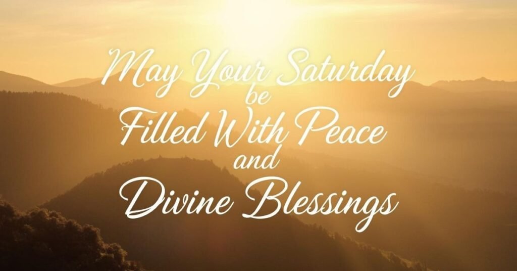 Saturday Blessed Images