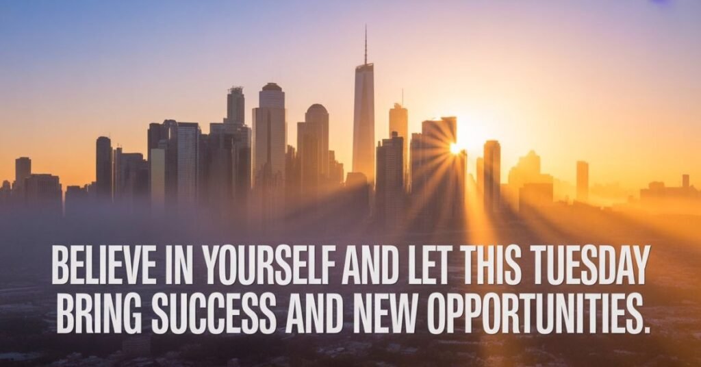 Blessing Good Morning Tuesday Prayers