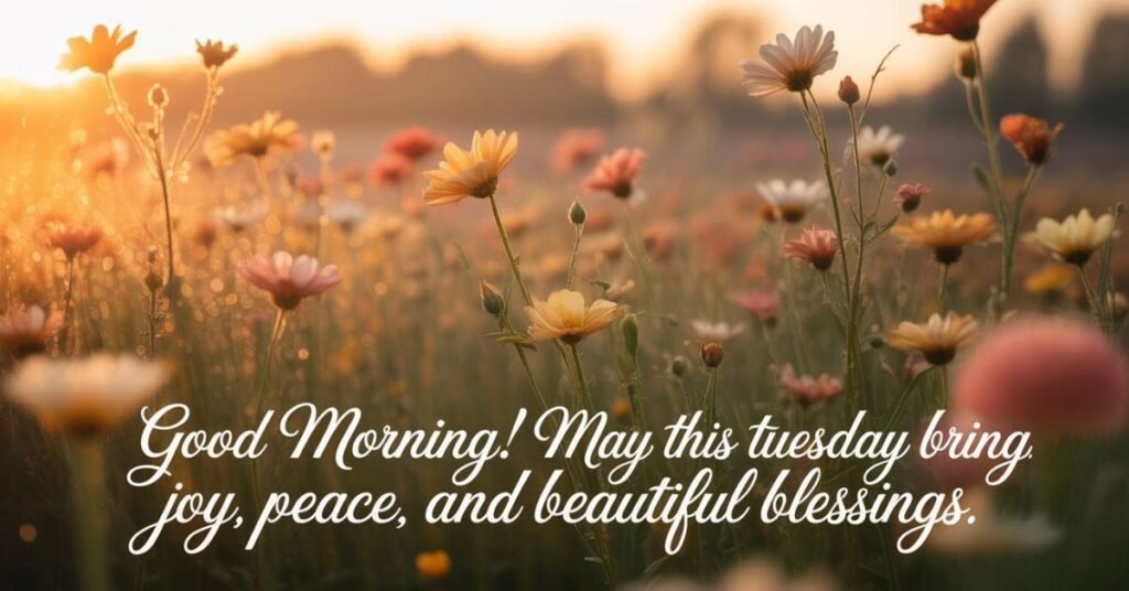 Blessing Good Morning Tuesday Prayers
