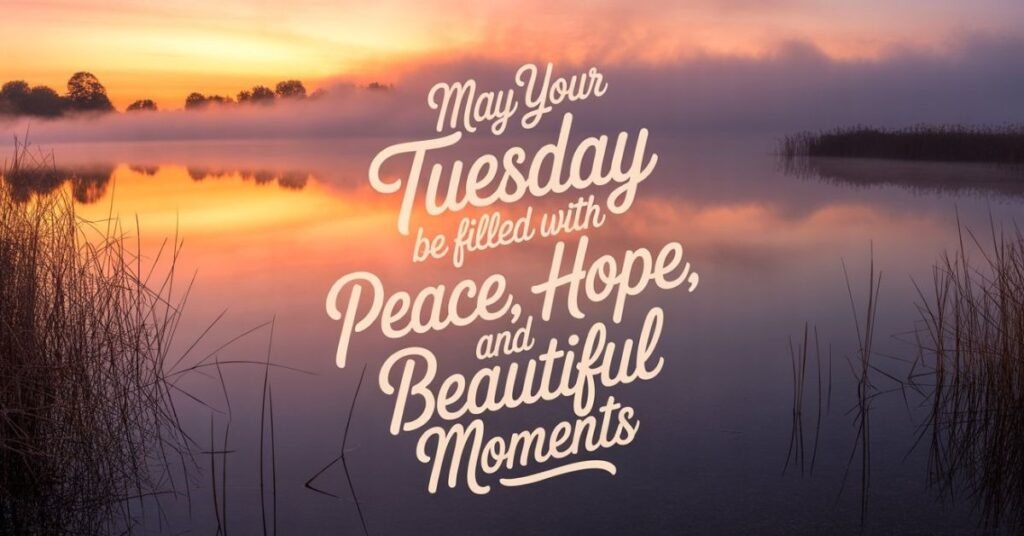 Blessing Good Morning Tuesday Prayers