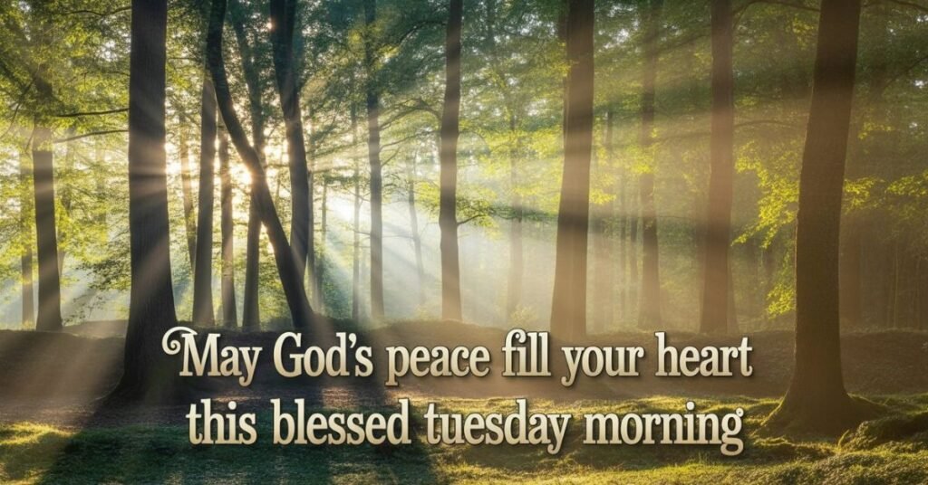 Blessing Good Morning Tuesday Prayers
